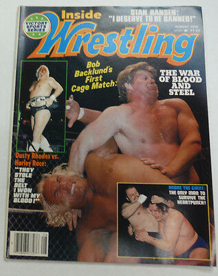 Inside Wrestling Magazine Bob Backlund Andre The Giant August 1978 092014R