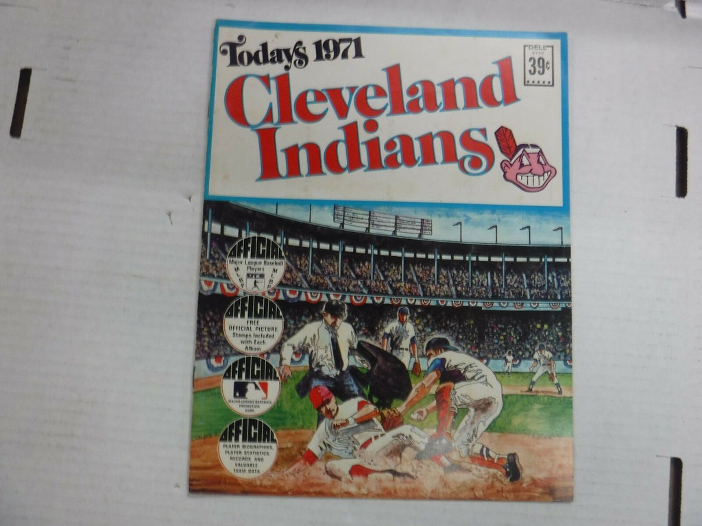 1971 Cleveland Indians Today's Team Stamps Book McDowell Pinson++ 010917jhe