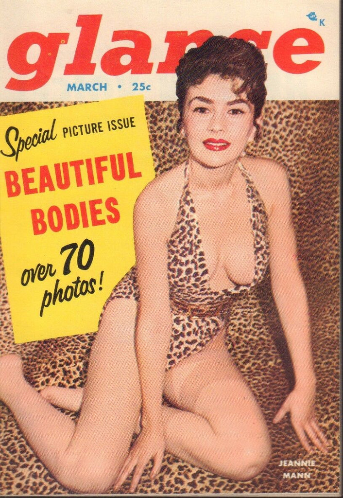 Glance Digest March 1958 Jeannie Mann Cheesecake Pin Up 091318AME2