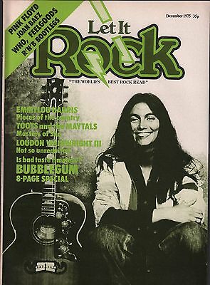 Let It Rock December 1975 Pink Floyd, Emmylou Harris EX 111915DBE