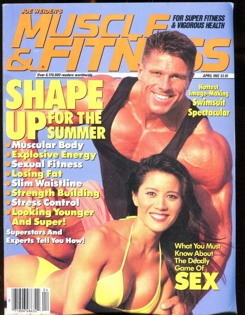 Muscle & Fitness Magazine April 1992 EX No ML 021017jhe