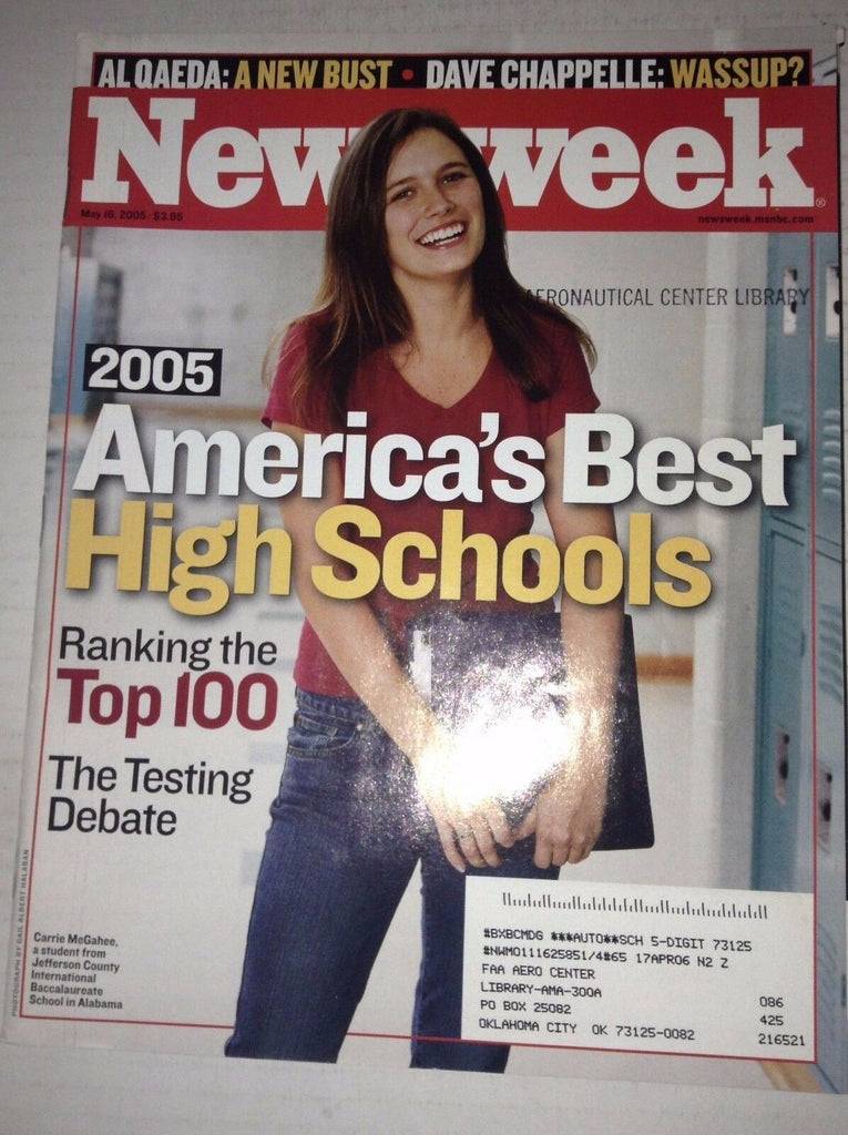Newsweek Magazine America's Best High Schools May 16, 2005 FAL 042717nonrh