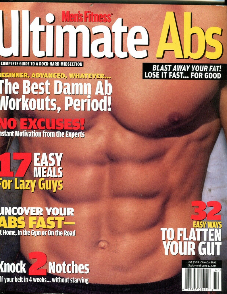 Men's Fitness Ultimate Abs Magazine 2004 EX No ML 051117nonjhe