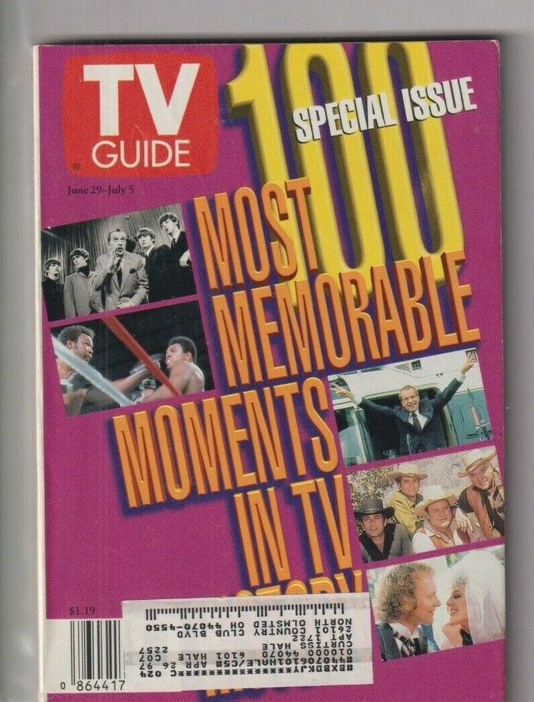 CLEV Metro Ed. Tv Guide 100 Memorable Moments June/July 5, 1996 111619nonr2