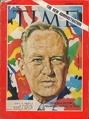 Time Magazine December 20 1968 WIlliam Rogers w/ML Fair 090516DBE