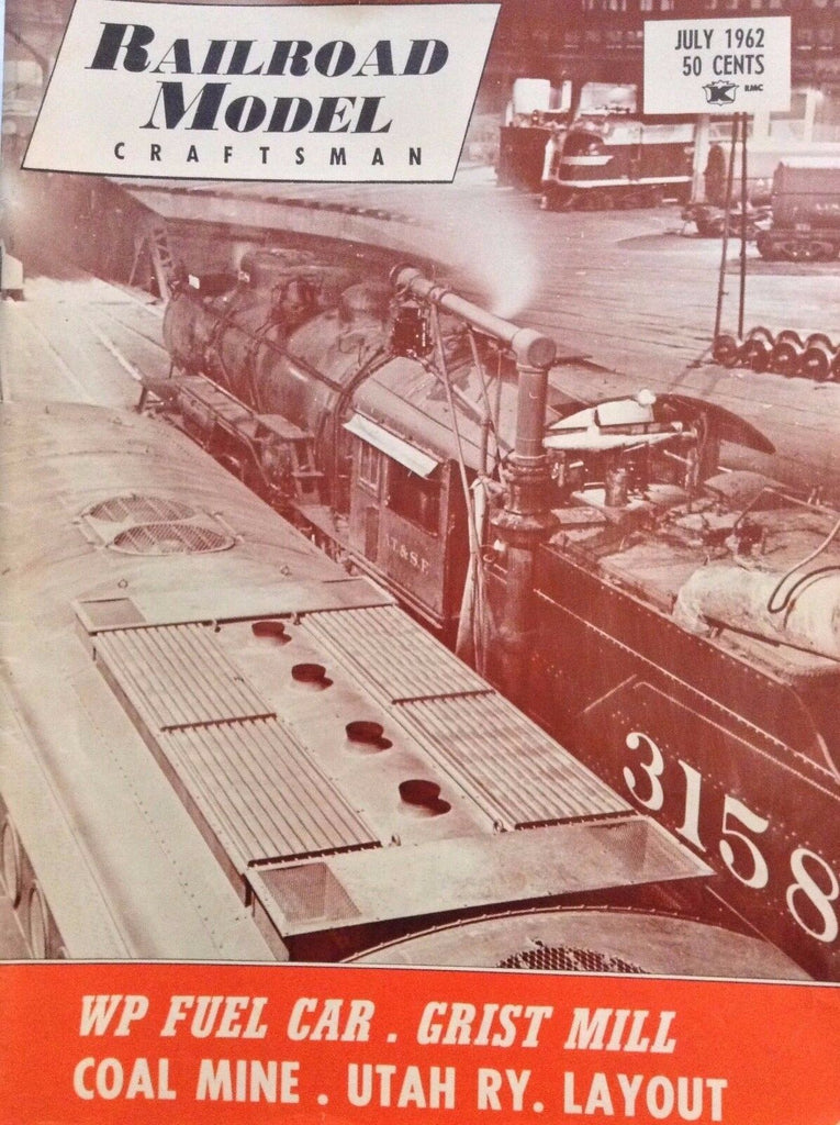 Railroad Model Magazine Grist Mill Coal Mine July 1962 121017nonrh