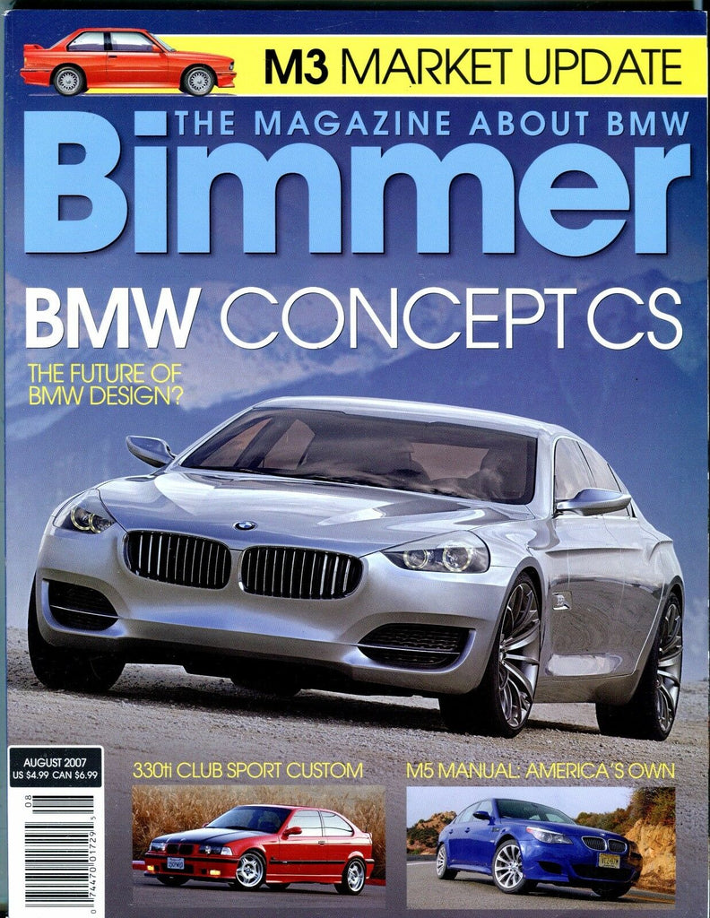 Bimmer BMW Magazine August 2007 Concept CS EX No ML 052117nonjhe