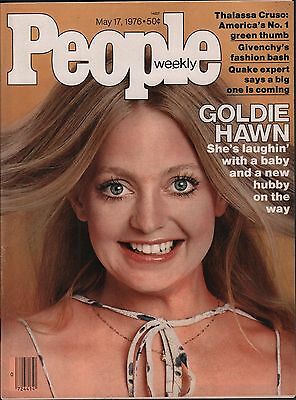 People Weekly may 17 1976 Goldie Hawn, Thalassa Cruso VG 012916DBE