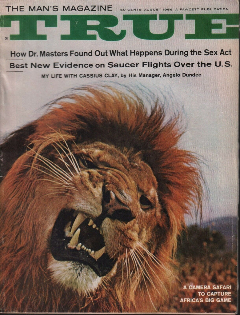 True The Men's Magazine August 1966 Cassius Clay Muhammad Ali 092518AME