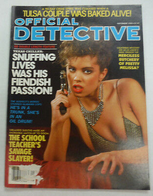 Official Detective Magazine Snuffing Lives Was Fiendish September 1988 062015R