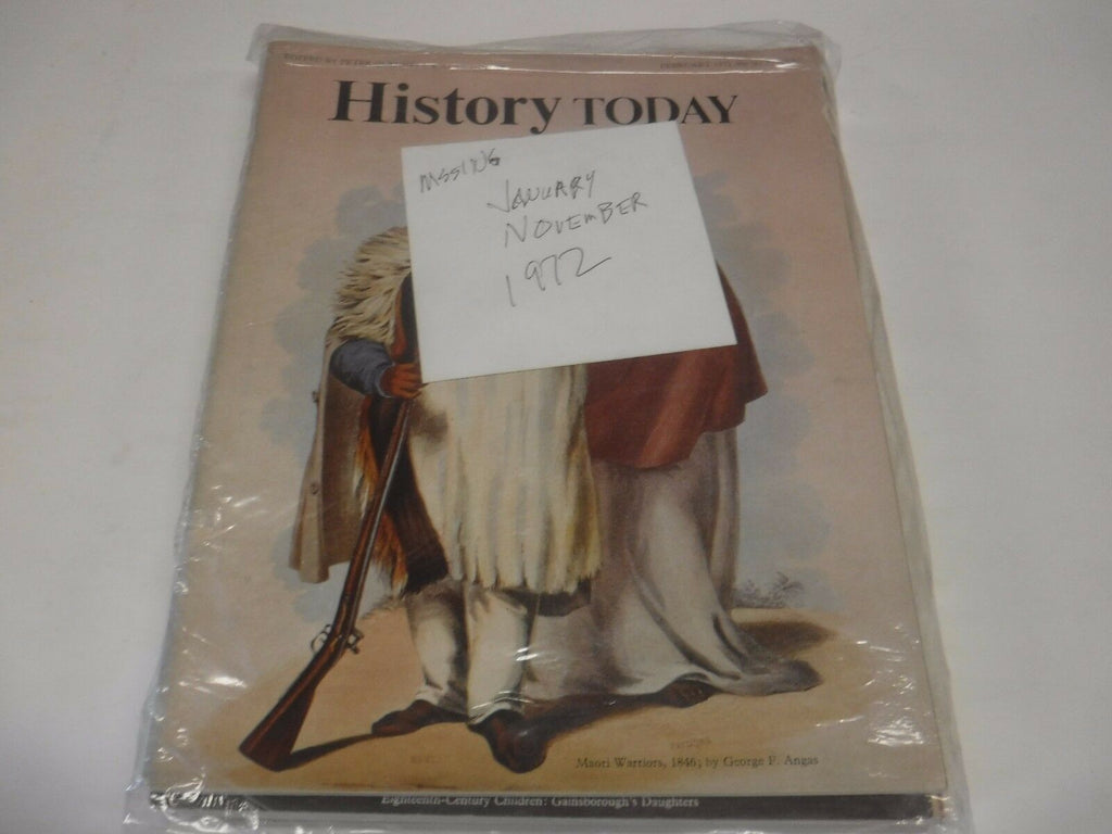 History Today Magazines Lot Of 10 1972 Missing Jan. & Nov. 091217nonjhe