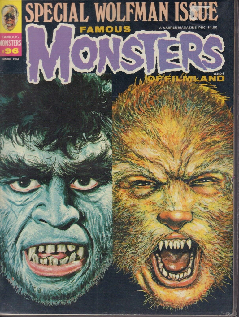 Famous Monsters March 1973 Wolfman Special Issues 013018DBE