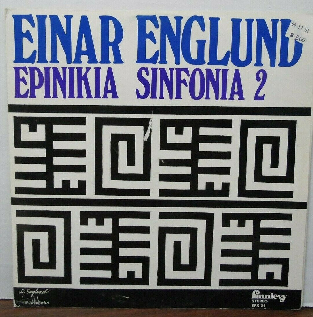 Einar Englund Epinikia Sinfonia 2 vinyl SFX34 020120LLE