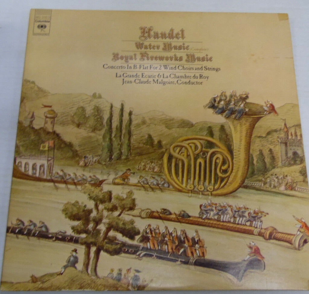 Handel Water Music Royal Fireworks Music 2 LP Set MG32813 33RPM Record 032017RR