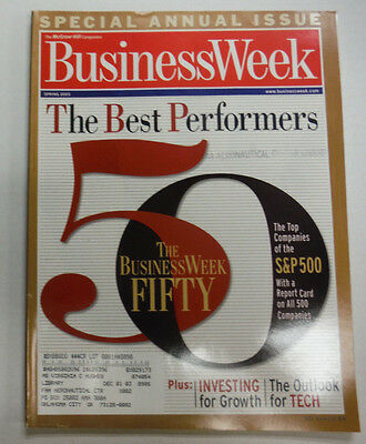 Businessweek Magazine The 50 Best Performers Spring 2003 071015R