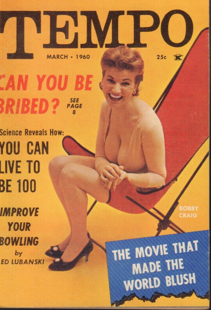 Tempo Digest March 1960 Bobby Craig Cheesecake Pin Up 091218AME2