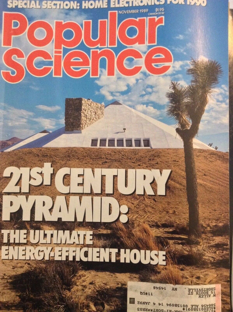 Popular Science Magazine 21st Century Pyramid November 1989 121517nonrh