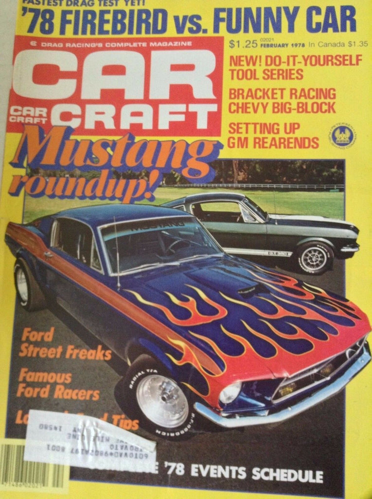 Car Craft Magazine Mustang Roundup Bracket Racing February 1978 082017nonrh2