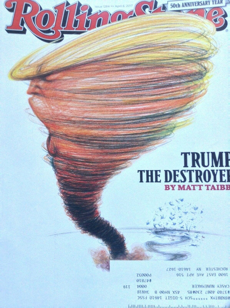 Rolling Stone Magazine Donald Trump Destroyer April 6, 2017 071718nonrh