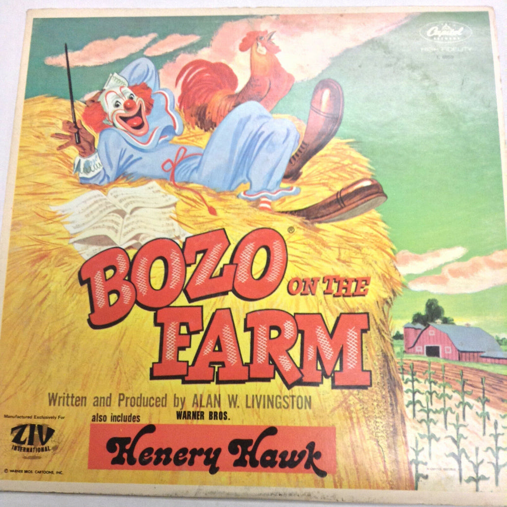 Bozo On The Farm Henerey Hawk L6959 33RPM Record 031717RR