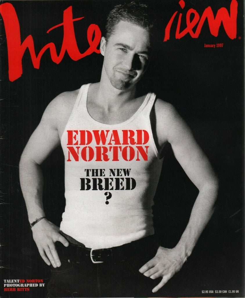 Interview January 1997 Edward Norton Herb Ritts 090419AME