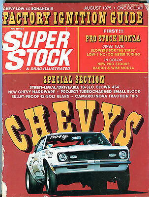 Hot Rod Magazine August 1975 Chevys Special Section GD 061716jhe
