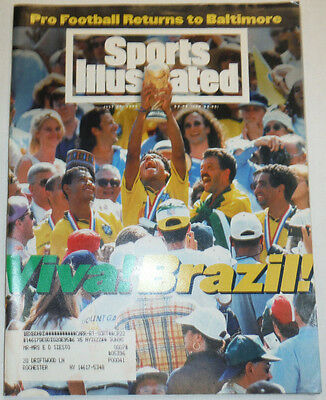 Sports Illustrated Magazine Viva Brazil Football In Baltimore July 1994 012815R