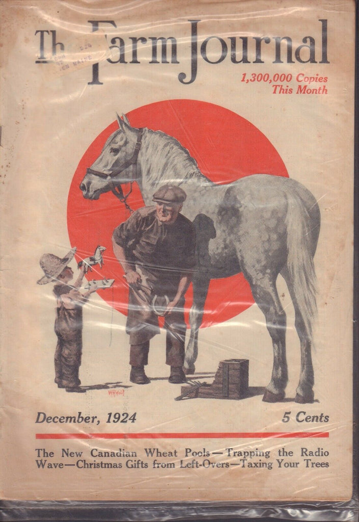 The Farm Journal December 1924 W.H. Wolf, Wheat Pools 101917nonDBE