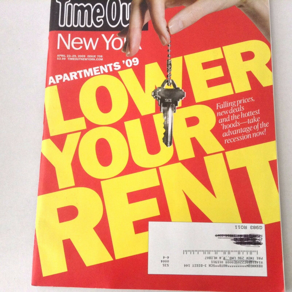 Time Out New York Magazine Apartments Lower Rent April 23-29, 2009 060517nonrh