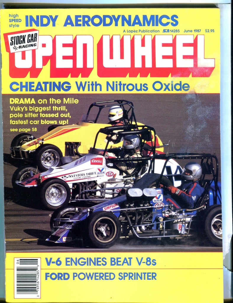 Open Wheel Magazine June 1987 Nitrous Oxide EX 040417nonjhe