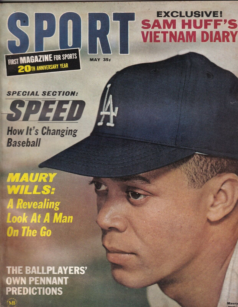 Sport Magazine Maury Wills Sam Huff May 1966 071719nonr