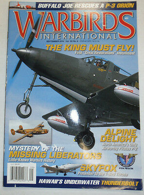 Warbirds International Magazine Great Restorations September 2014 010615R2