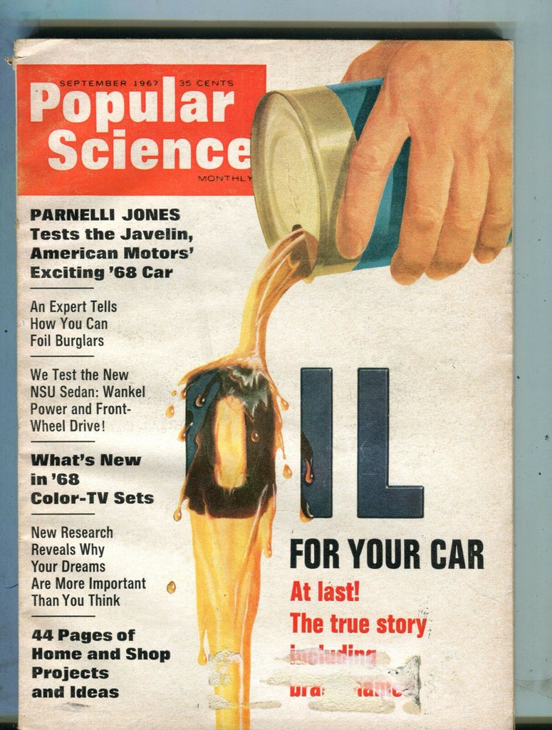Popular Science Magazine September 1967 Oil For Your Car 062217nonjhe