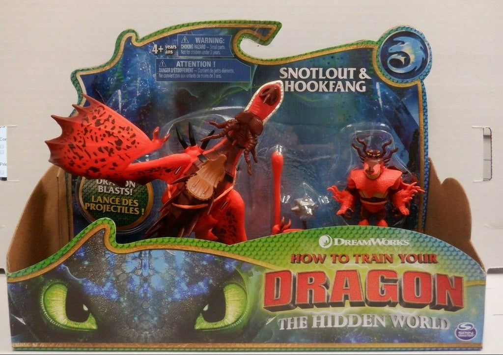 How to train your Dragon Snotlout & Hookfang Spin Master Figure 010220DBT2