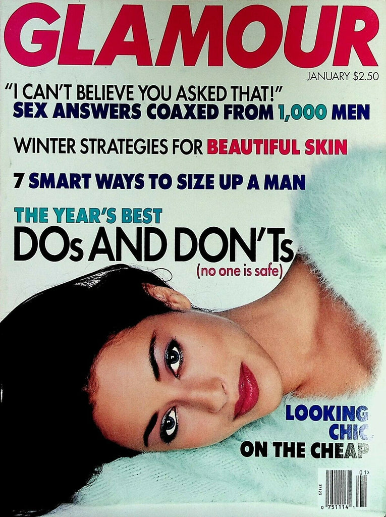 Glamour Magazine January 1995 Shirley Jodie Foster Elizabeth Arden 030320AME