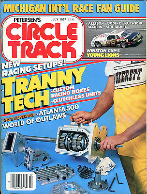 Petersen's Circle Track Magazine July 1987 Tranny Tech EX 012616jhe