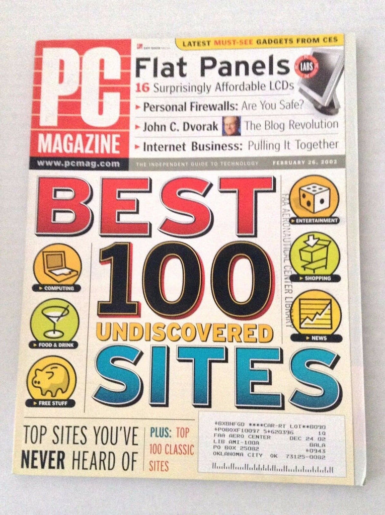PC Magazine 100 Undiscovered Sites February 26, 2002 022717NONRH