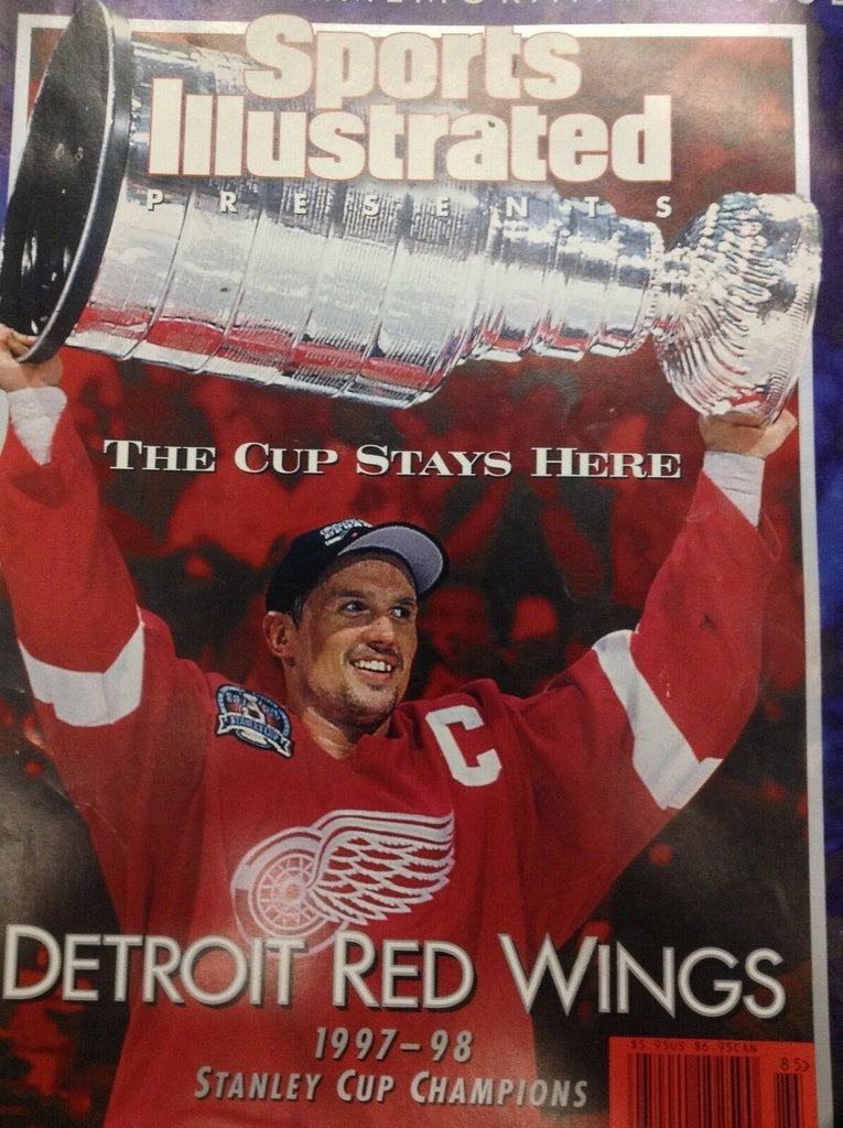 Sports Illustrated Magazine Detroit Red Wings Stanley June 24, 1998 012319nonr