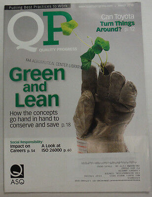 Quality Progress Magazine Green And Lean March 2010 FAL 060815R3