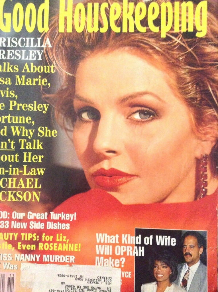 Good Housekeeping Magazine Priscilla Presley November 1994 120418nonrh