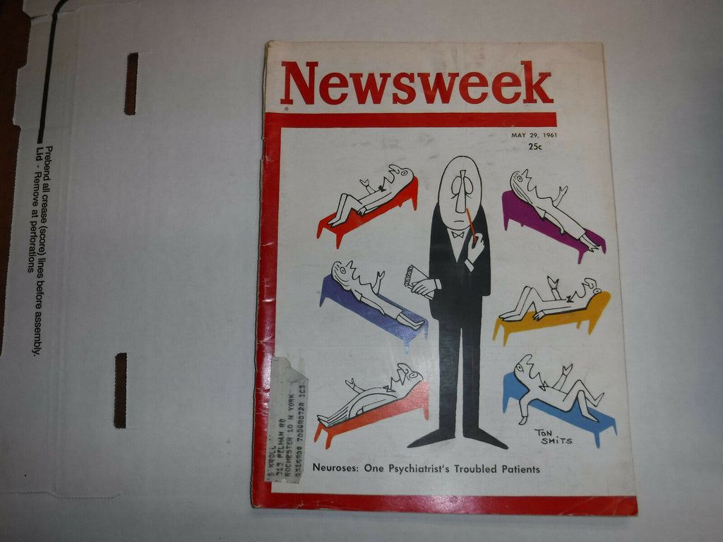 Newsweek Magazine Neuroses Troubled Patients May 29, 1961 100316R2