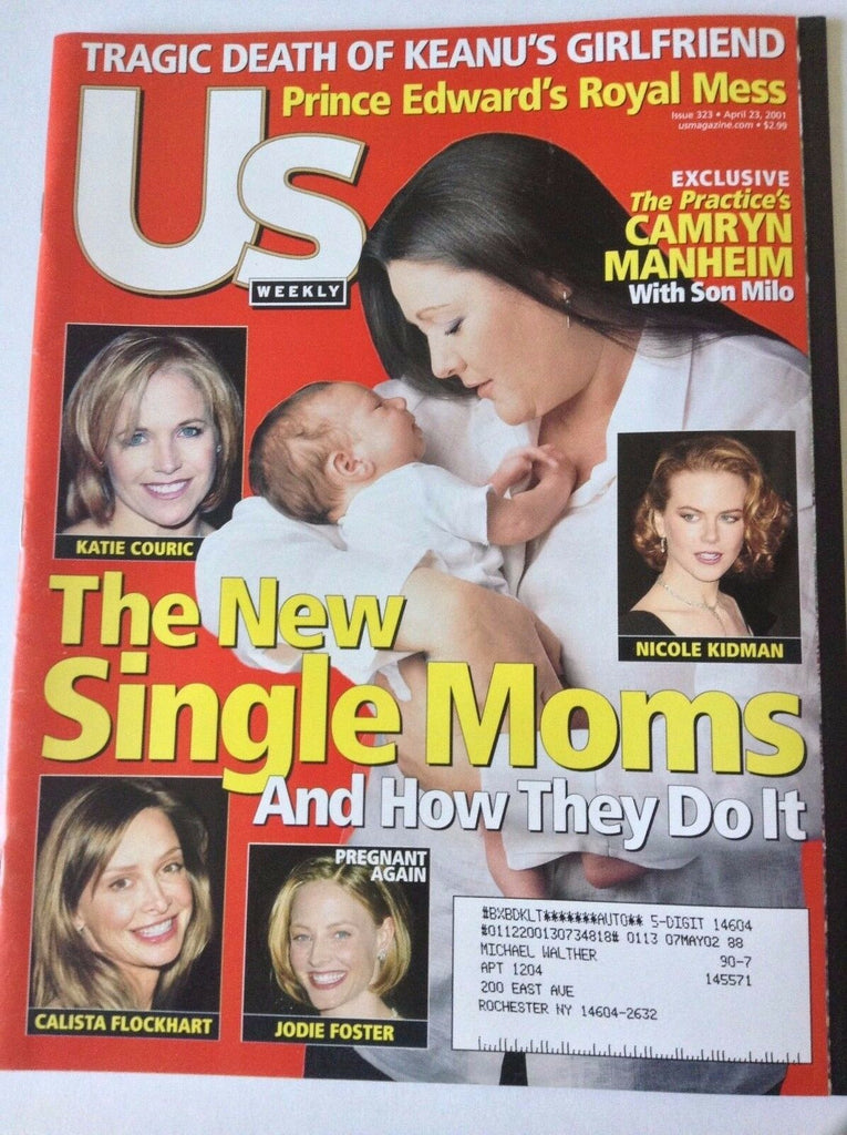 US Weekly Magazine Katie Couric Camryn Manheim April 23, 2001 051517nonrh