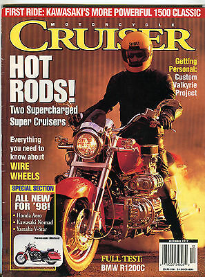 Motorcycle Cruiser Magazine December 1997 BMW R1200C EX 020916jhe