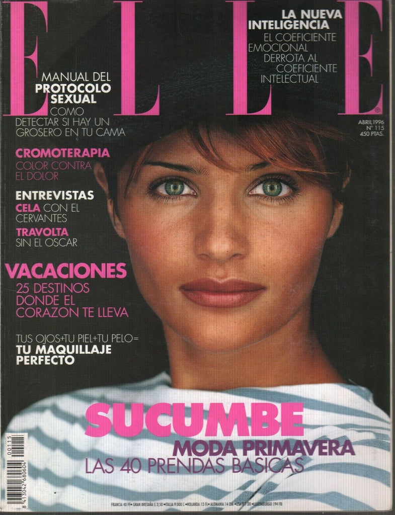 Elle Spanish Fashion Magazine April 1996 Gilles Bensimon 112119AME