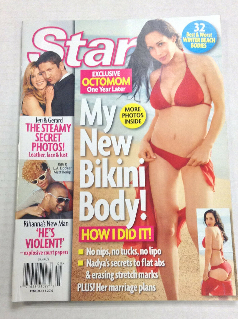 Star Magazine Octomom Girard Butler Jennifer Aniston February 1, 2010 122016R2
