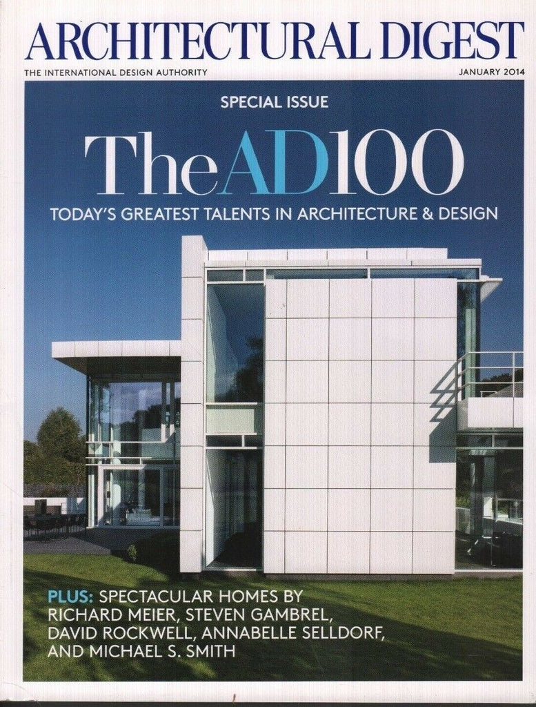 Architectural Digest January 2014 The Ad 100 Richard Meier 082418DBE2