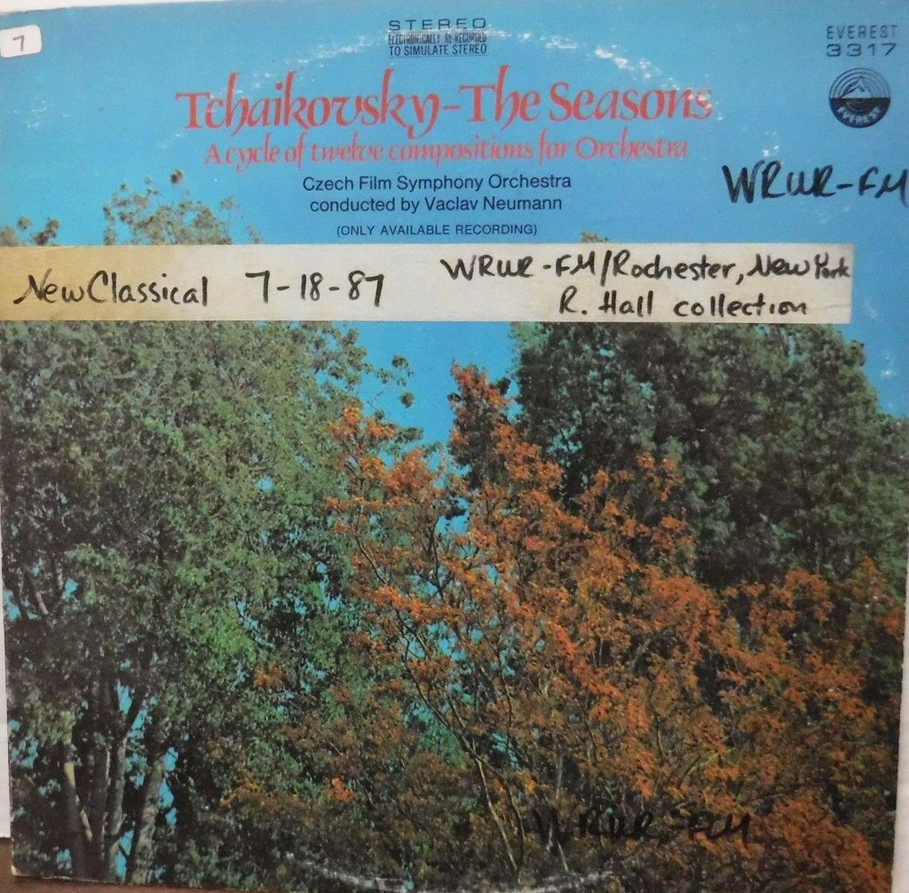 Tchaikovsky-The Seasons 33RPM a cycle of 12 compositions for orchestra 020517LLE