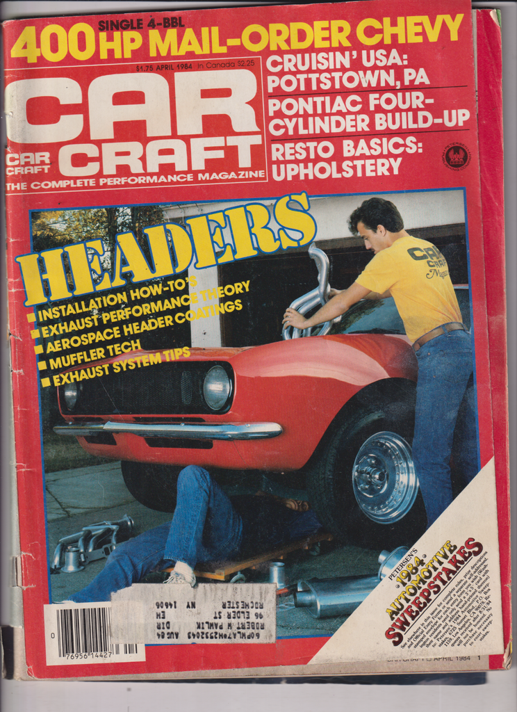 Car Craft Mag Headers And Exhaust Performance April 1984 011820nonr