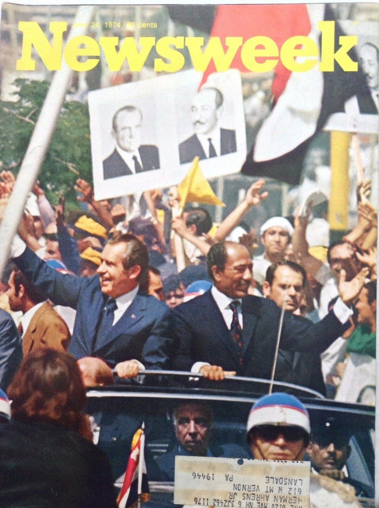 Newsweek Magazine Richard Nixon In The Mideast June 24, 1974 092517nonrh