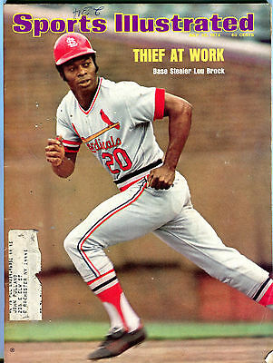 Sports Illustrated Magazine July 22 1974 Lou Brock VGEX 031516jhe